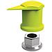 Dustite Lr?, Indicatori Di Serraggio Per Dado Ruota Con Cappuccio Antipolvere, Set 20 Pz - 30 Mm - Giallo Fluo - Foto miniatura 3