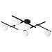 Plafoniera Contemporanea Atlas Metallo Nero 5 Luci G9 4w 3000k Ip20 - Foto miniatura 1