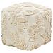 Pouf Trapuntato Multan Cotone Beige - Foto miniatura 4