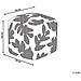 Pouf Trapuntato Multan Cotone Beige - Foto miniatura 6