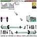 Kit Base Apricancello Elettrico 220 V Ricambio X Cancello Da 7 Mt 2 Ante Da 3,5 Metri 2 Motori 220 V Stelo Retrattile - Foto miniatura 1