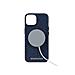 Salmon Leather Magsafe Case - iPhone 14 - Blue - Foto miniatura 3