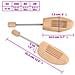 Tendiscarpe 2 Paia Eu 43-46 Legno Massello Di Loto - Foto miniatura 8