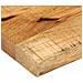 Piano Tavolo 50x40x2,5 Cm Bordi Vivi Legno Di Mango Grezzo - Foto miniatura 9
