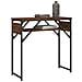 Tavolo Consolle Ripiano Rovere Marrone 75x30x75cm Multistrato - Foto miniatura 3