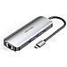 TOKHB replicatore di porte e docking station per laptop Cablato USB 3.2 Gen 1 (3.1 Gen 1) Type-C Argento - Foto miniatura 1