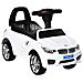 Macchinina per Bambini Cavalcabile con Volante, Fari e Musiche, Età 18-36 Mesi, Bianco - Foto miniatura 1