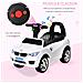 Macchinina per Bambini Cavalcabile con Volante, Fari e Musiche, Età 18-36 Mesi, Bianco - Foto miniatura 5