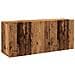 Mobile Tv A Parete Legno Antico 100x30x41 Cm - Foto miniatura 2