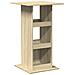 Tavolo Bar Portaoggetti Rovere Sonoma 60x60x102 Cm Multistrato - Foto miniatura 2