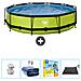Piscina Fuori Terra - In Giro - 360x360x76 Cm - Groen - Include Accessori Coordinati Cb25 - Foto miniatura 1