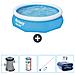 Piscina Fuori Terra - In Giro - 305x76 Cm - Blu - Include Accessori Coordinati Cb57 - Foto miniatura 1