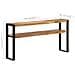 Tavolo Consolle 150x30x75 Cm In Legno Massello Di Acacia - Foto miniatura 5