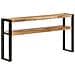 Tavolo Consolle 150x30x75 Cm In Legno Massello Di Acacia - Foto miniatura 8