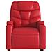 Poltrona Massaggio Elettrica Reclinabile Rosso Similpelle - Foto miniatura 8