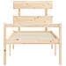 Letto per Anziani con Testiera 90x200 cm in Legno Massello - Foto miniatura 6