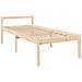 Letto per Anziani con Testiera 90x200 cm in Legno Massello - Foto miniatura 9