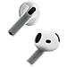 Cuscinetti Auricolari In Silicone Per Apple Airpods 4 - Set Da 2 Paia: Comfort E Protezione White - Foto miniatura 2