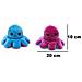 Peluche Reversibile Polpo Rosa/blu 20x10 Cm - Foto miniatura 2