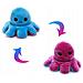 Peluche Reversibile Polpo Rosa/blu 20x10 Cm - Foto miniatura 1