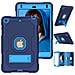 Custodia Per Ipad 6/5 9.7"" Con Supporto E Alloggiamento Per Stilo Blu Navy - Foto miniatura 3