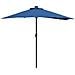 Ombrello da giardino Blu 294 x 150 x 223 cm Tessuto - Foto miniatura 1