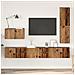 Set mobile TV 4 pcs Legno vecchio 30.5 x 30 x 110 cm - Foto miniatura 2