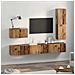 Set mobile TV 4 pcs Legno vecchio 30.5 x 30 x 110 cm - Foto miniatura 4