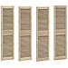 Porta per Armadio 4 pcs Naturale 140.5 x 2.1 x 49.5 cm - Foto miniatura 1