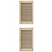 Porta per Armadio 4 pcs Naturale 140.5 x 2.1 x 49.5 cm - Foto miniatura 8