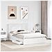Letto con Contenitore Bianco 140 x 190 cm Legno multistrato - Foto miniatura 3
