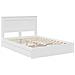 Letto con Contenitore Bianco 140 x 190 cm Legno multistrato - Foto miniatura 4