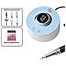 Smart Nail Grinder: Lima Elettrica Per Unghie Con Velocità Regolabile E 12 Punte Blue - Foto miniatura 2