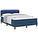 Letto a molle con materasso con led Blu 140 x 190 cm Tessuto - Foto miniatura 3