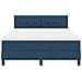 Letto a molle con materasso con led Blu 140 x 190 cm Tessuto - Foto miniatura 8