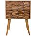 Comodino In Legno Marrone 50x38x73 - Foto miniatura 2