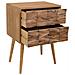 Comodino In Legno Marrone 50x38x73 - Foto miniatura 3
