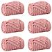 Coperte da Pile 6 pcs Rosa 240 x 220 cm Panno - Foto miniatura 1