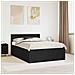 Struttura del letto Nero 160 x 200 cm Legno multistrato - Foto miniatura 2