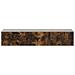 Tavolino da Parete Laterale Rovere Fumo 87,5 x 34,5 x 17 cm - Foto miniatura 4