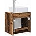 Mobile Lavabo da Parete Legno antico 53 x 35 x 63 cm - Foto miniatura 4