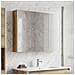 Mobiletto per specchio da bagno Rovere Artigianale - Foto miniatura 2