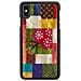 Custodia Per Iphone Xs Max, Nera Con Motivo Di Fiori Di Ciliegio. - Foto miniatura 2