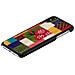 Custodia Per Iphone Xs Max, Nera Con Motivo Di Fiori Di Ciliegio. - Foto miniatura 3