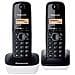 KX-TG1612JTW Cordless Duo - Bianco / Nero - Foto miniatura 6