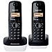 KX-TG1612JTW Cordless Duo - Bianco / Nero - Foto miniatura 5