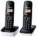 KX-TG1612JTW Cordless Duo - Bianco / Nero - Foto miniatura 1