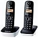 KX-TG1612JTW Cordless Duo - Bianco / Nero - Foto miniatura 8