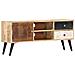 Mobile Porta Tv 115x30x47 Cm In Legno Massello Di Mango - Foto miniatura 9
