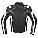 Moto Giacca Pelle Motociclismo Sport Gilet Estraibile Protezioni Ce Nero Xxxl - Foto miniatura 1